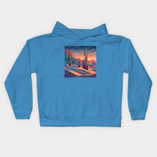 Abstract Desert Landscape Kids Hoodie